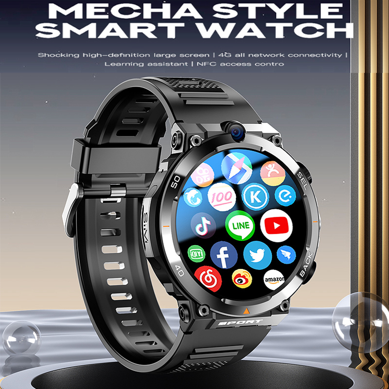 New Google Play 1.39-inch 4G N - Smartwatch Rugged Watches For Men 评论和价格