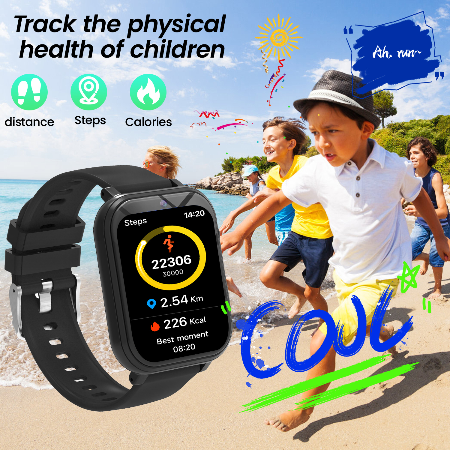 Kids Smart Watch with Camera f - Smartwatch Watches For Kid Boy With Alarm 评论和价格