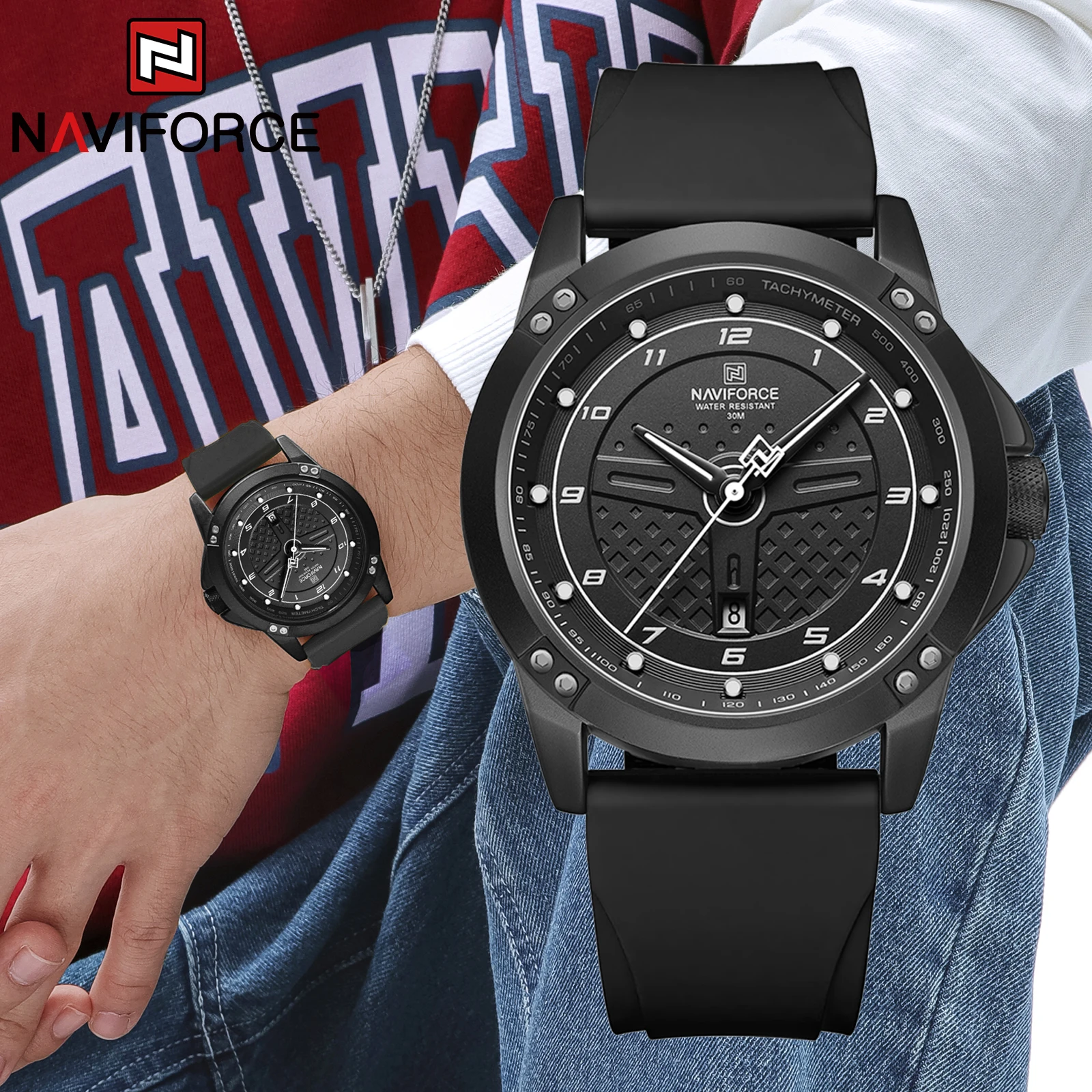 NAVIFORCE Brand Fashion Luxury - Smartwatch Army Watches For Men 评论和价格