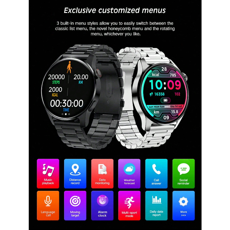 Unisex Multifunctional Round T - Watch 7 Smartwatch Iphone 评论和价格