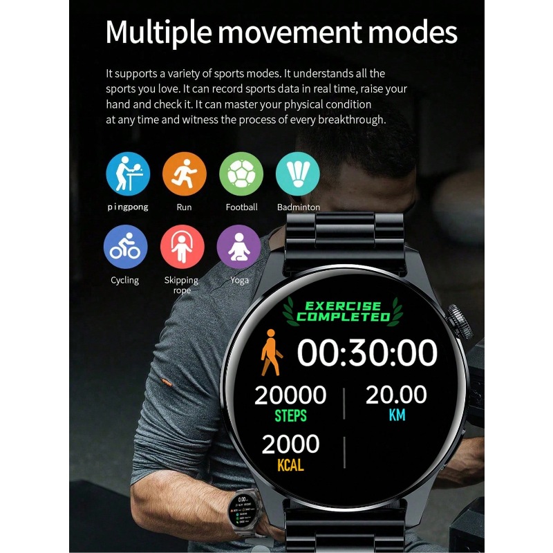 Unisex Multifunctional Round T - Watch 7 Smartwatch Iphone 评论和价格