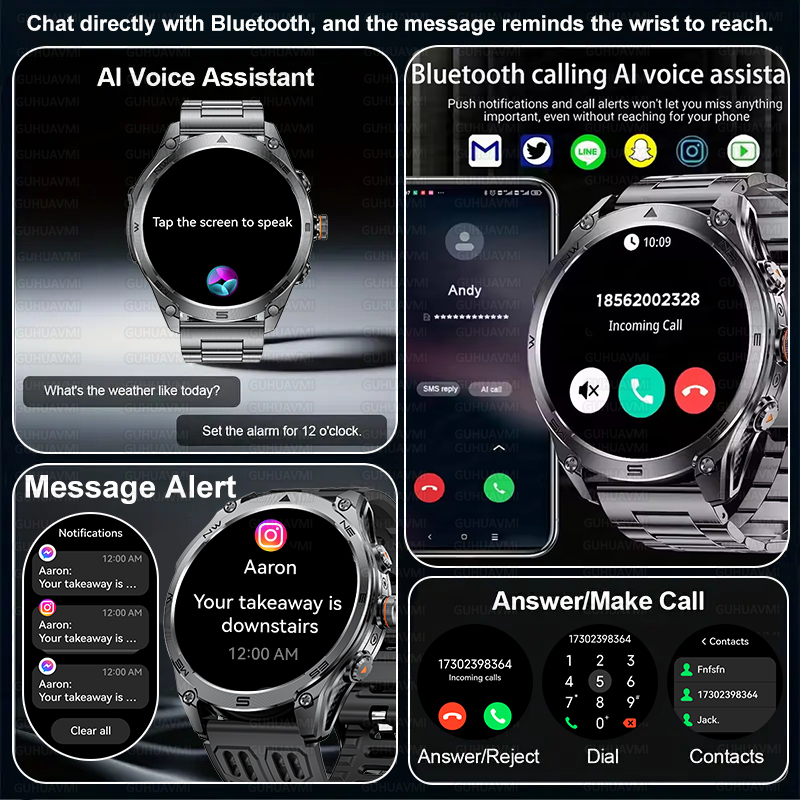 T-Rex 3 Military Grade 1000mAh - Smartwatch Rugged Watches For Men 评论和价格