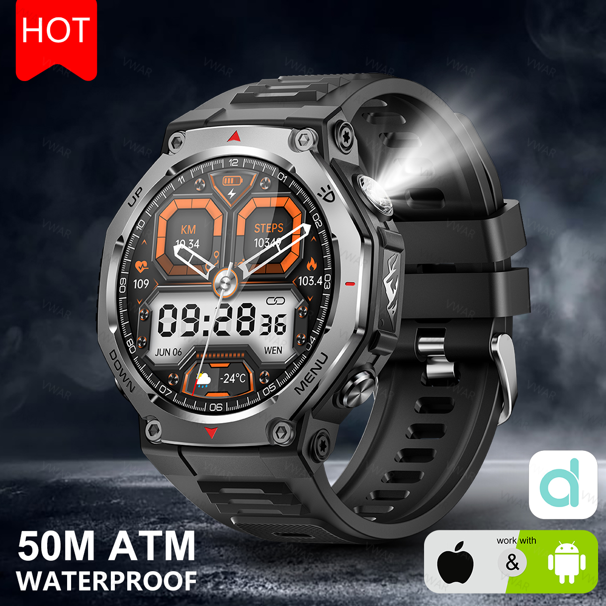 VWAR T-Rex Ultra Smart Watch w - Watch Vs Smartwatch 评论和价格