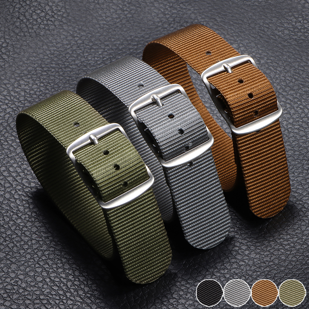 20mm Sport Nylon Watch Band fo - Smartwatch Army Watches For Men 评论和价格