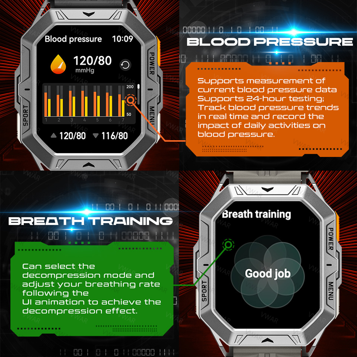 VWAR TANK X1 Pro Smart Watch I - Watch Vs Smartwatch 评论和价格