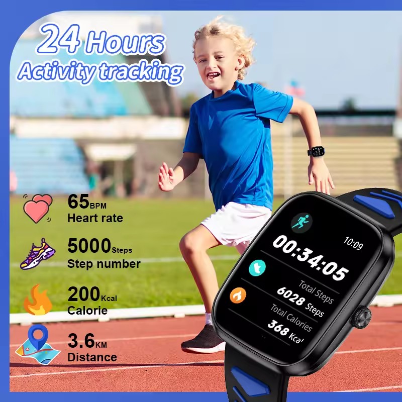 Children Boys Girls Present Sm - Smartwatch Watches For Kid Boy With Alarm 评论和价格