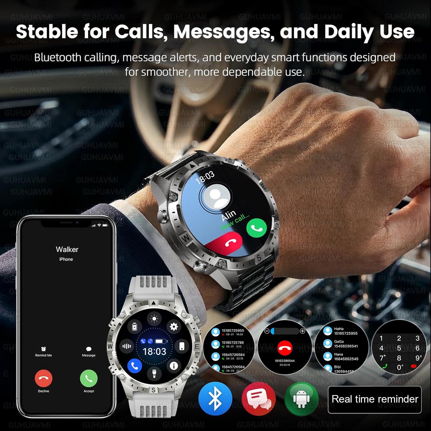 New Men Army grade Built-in GP - Smartwatch Army Watches For Men 评论和价格