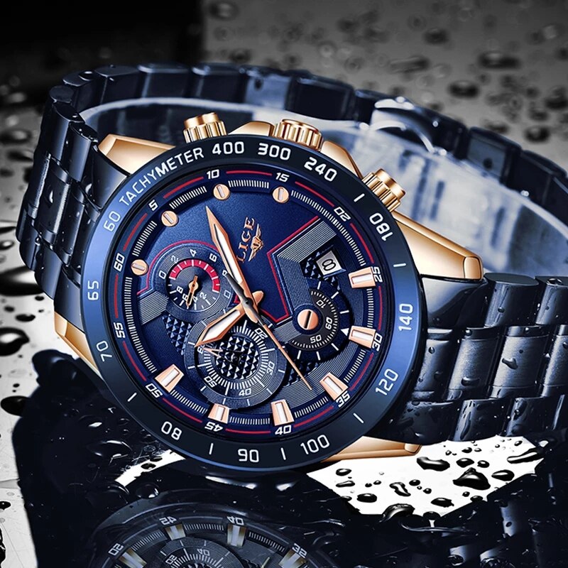 LIGE New Fashion Watches Men S - Smartwatch Watches For Men Brands 评论和价格