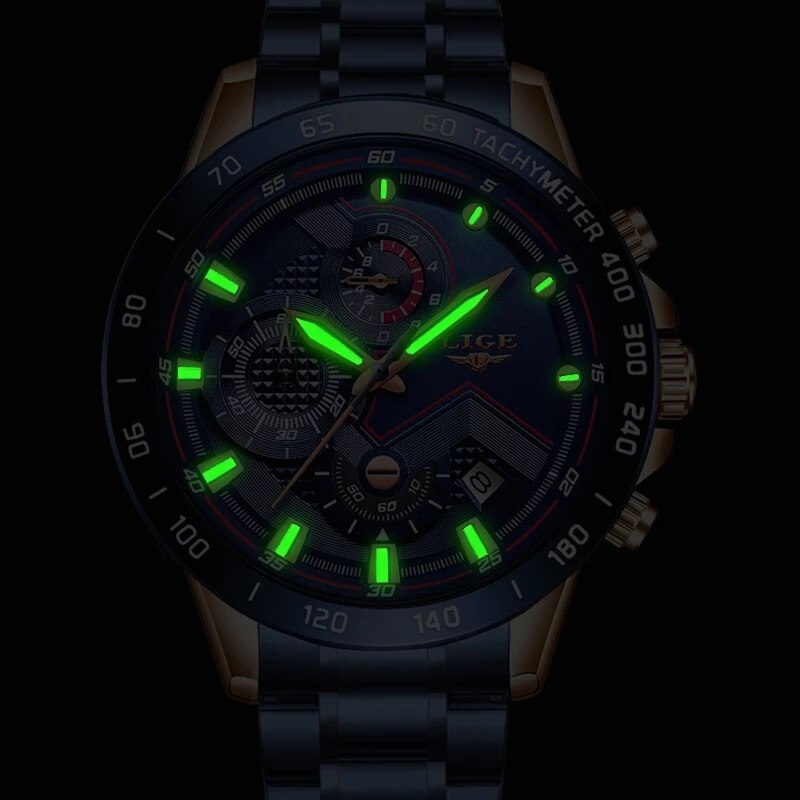 LIGE New Fashion Watches Men S - Smartwatch Watches For Men Brands 评论和价格