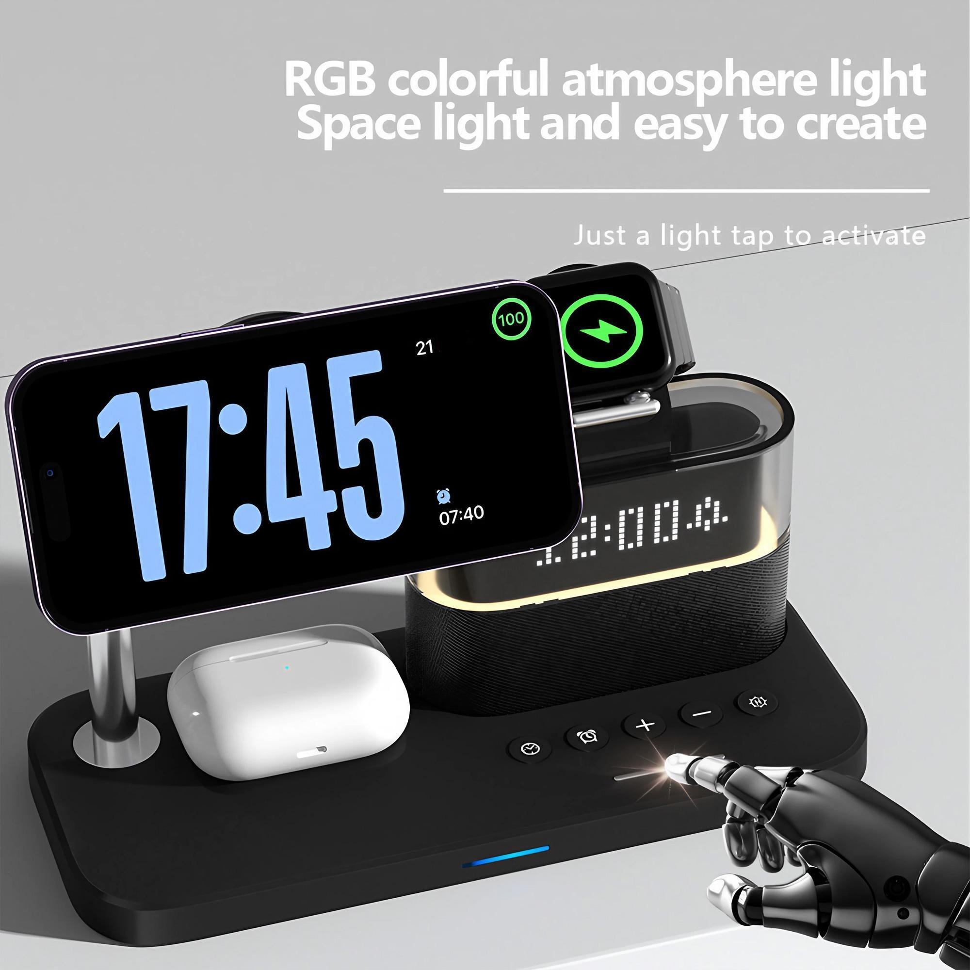 15W Fast Wireless Charger 3 in - Watch 7 Smartwatch Iphone 评论和价格
