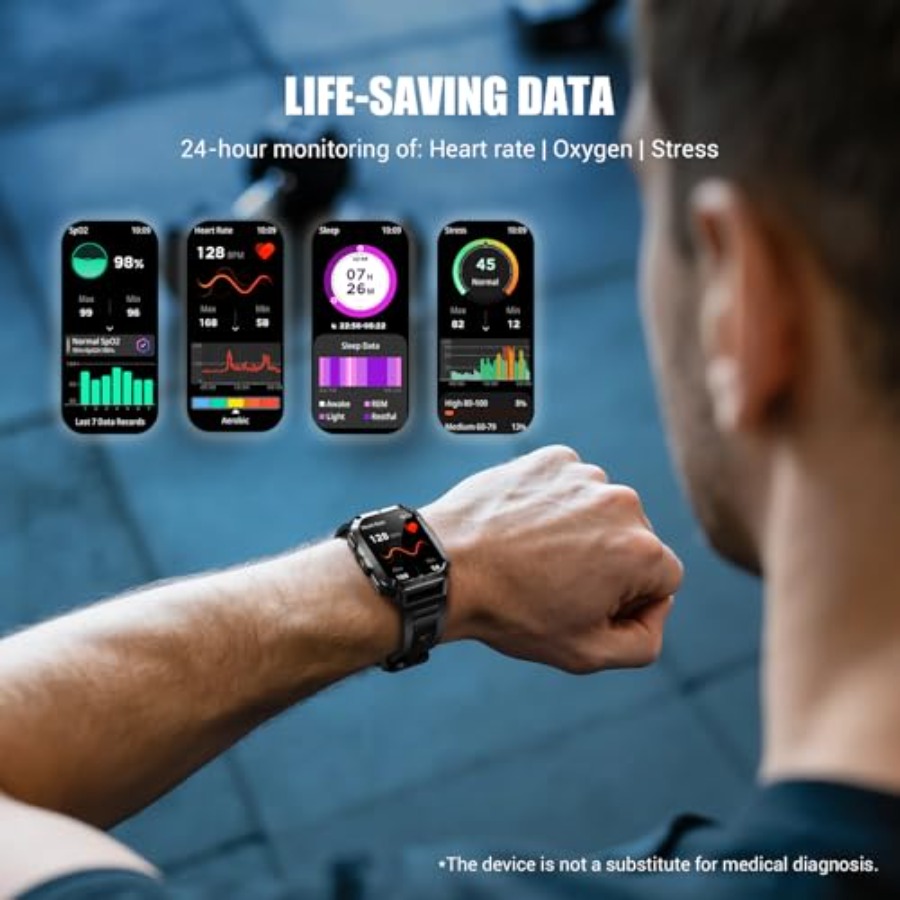 Military Tactical Smart Watche - Smartwatch Rugged Watches For Men 评论和价格