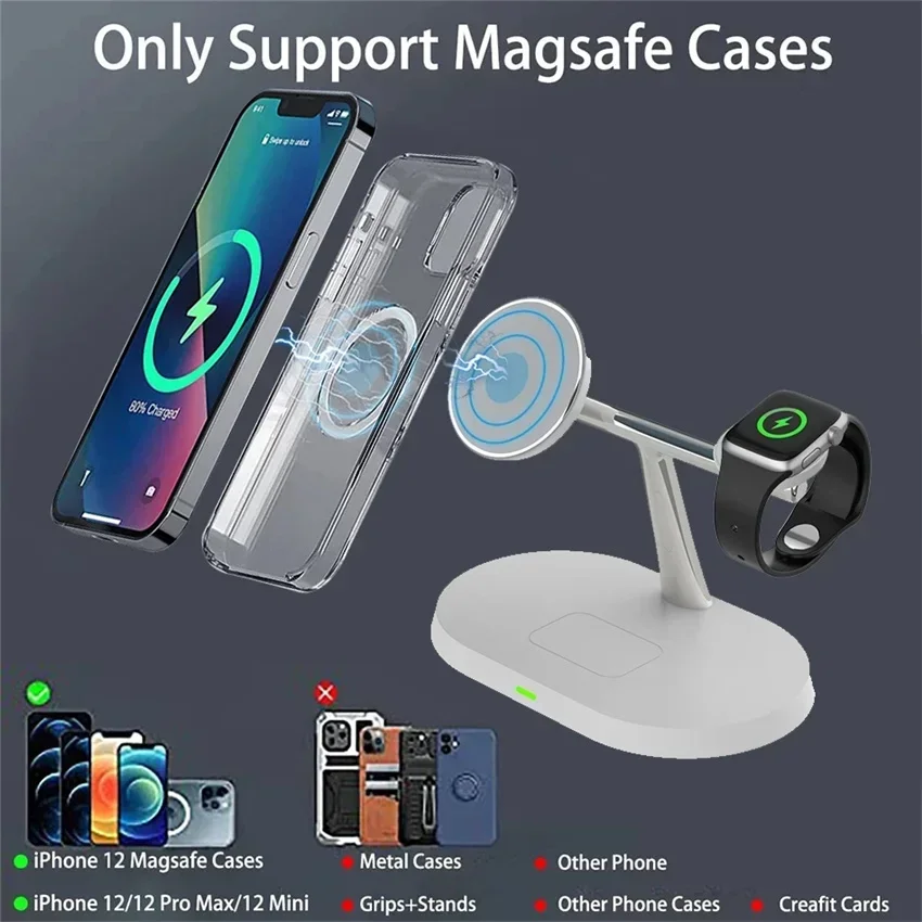 Magnetic Wireless Charger Stan - Watch 7 Smartwatch Iphone 评论和价格