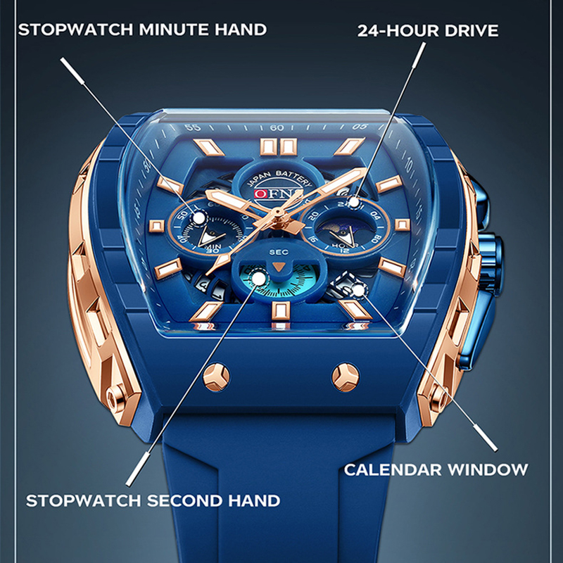 Multifunction Chronograph Men  - Smartwatch Watches For Men Brands 评论和价格