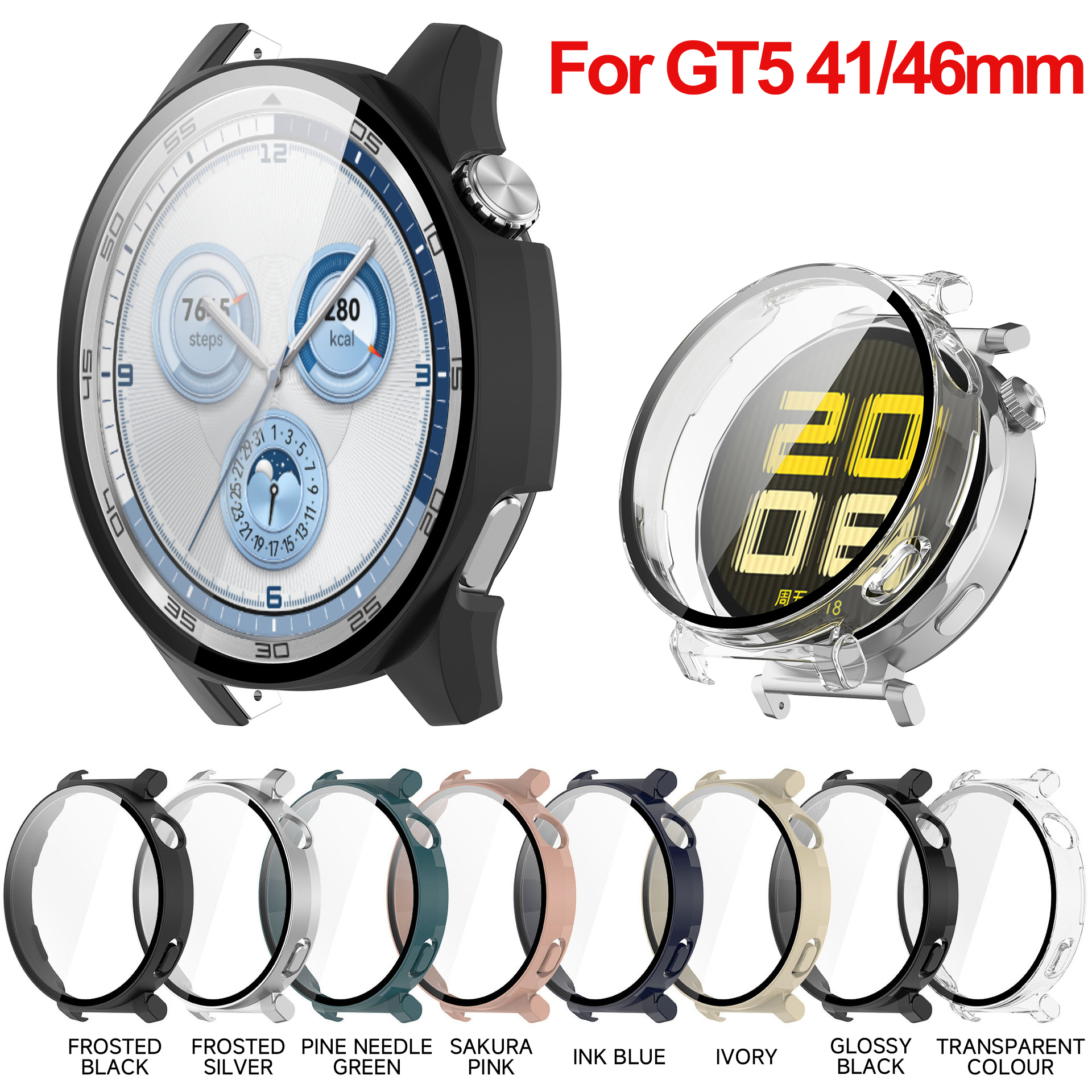 Tempered glass case For Huawei - Smartwatch Watch Huawei 评论和价格