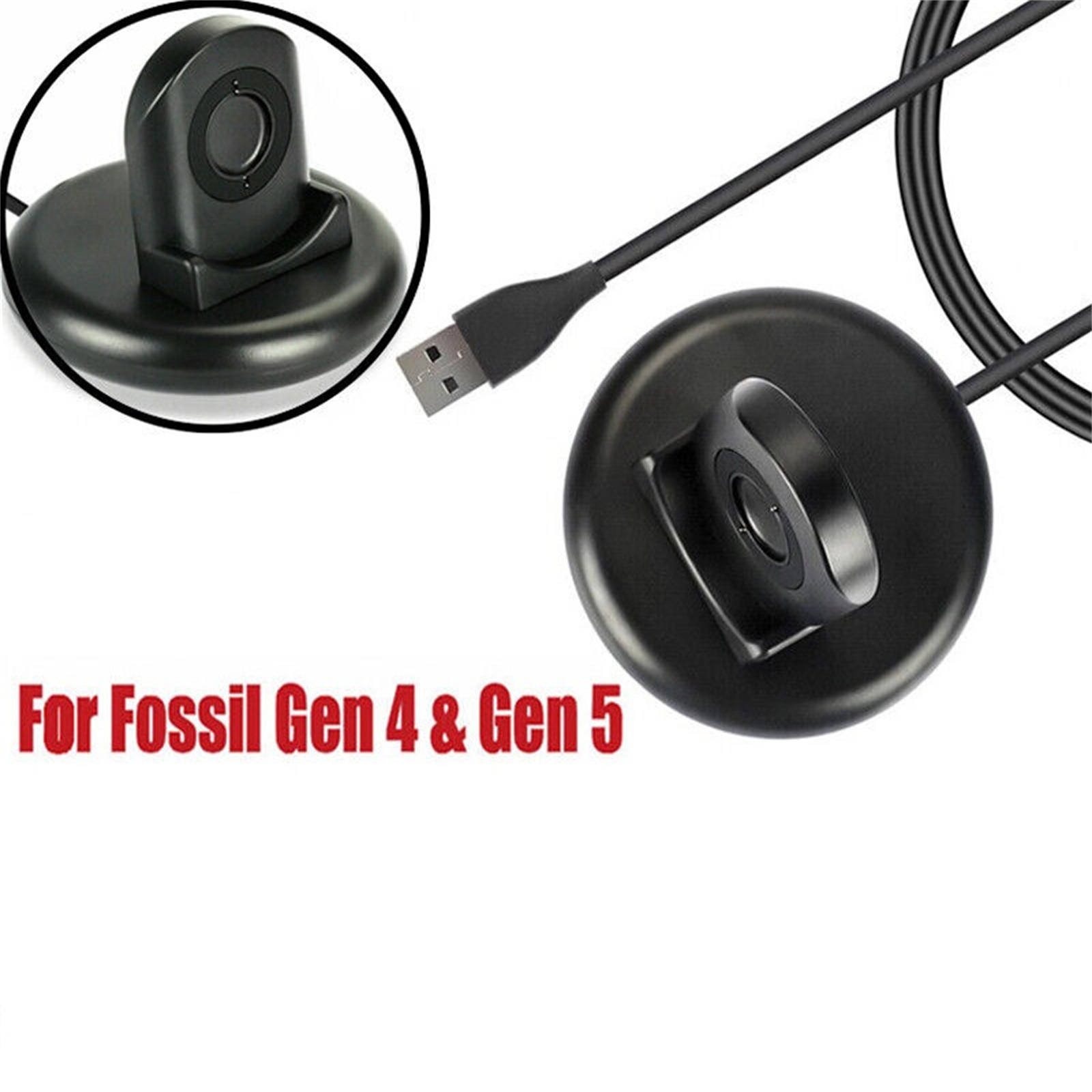 For Fossil Gen 5/4 USB Chargin - Fossil Watches Smartwatch Gen 4 评论和价格