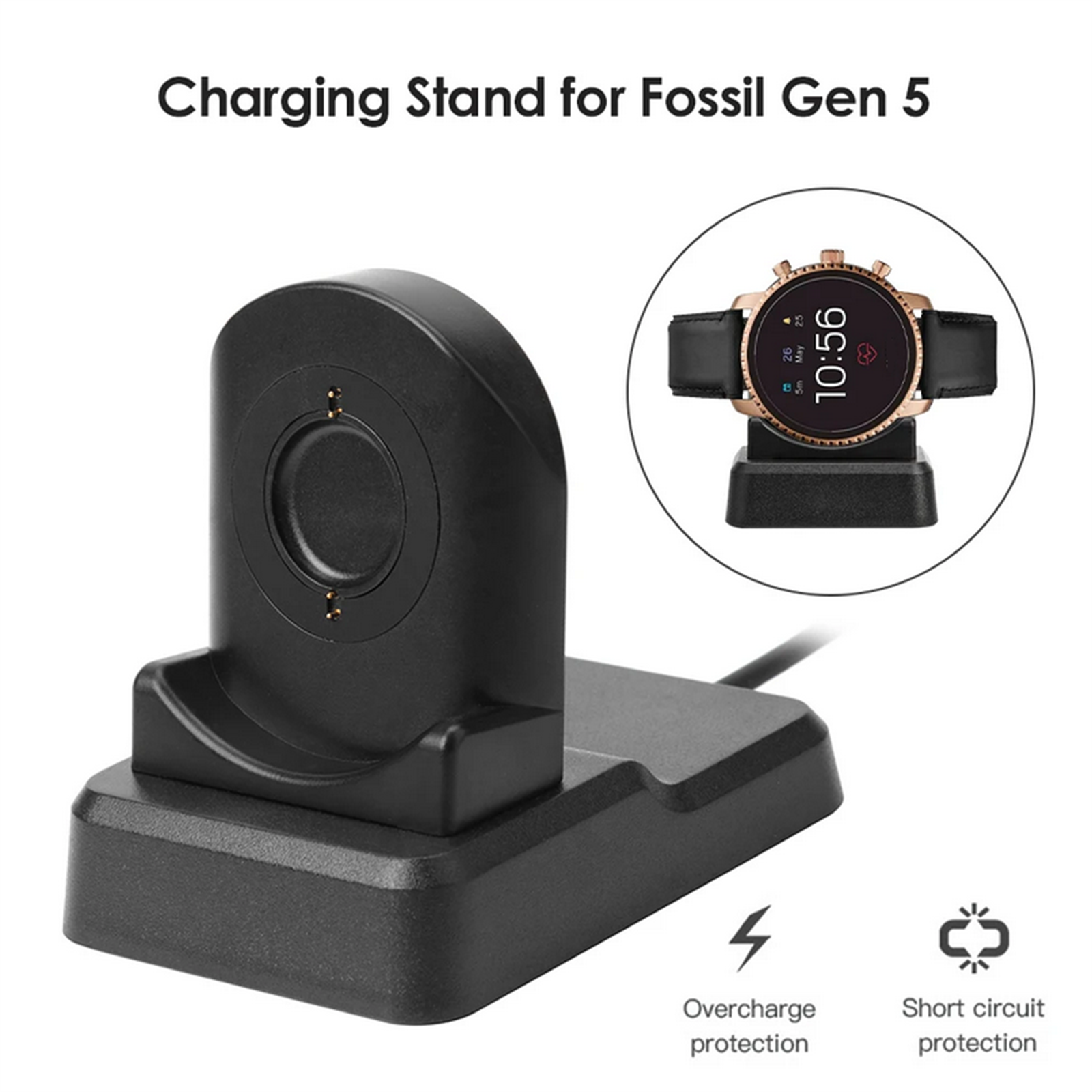 For Fossil Gen 5/4 USB Chargin - Fossil Watches Smartwatch Gen 4 评论和价格
