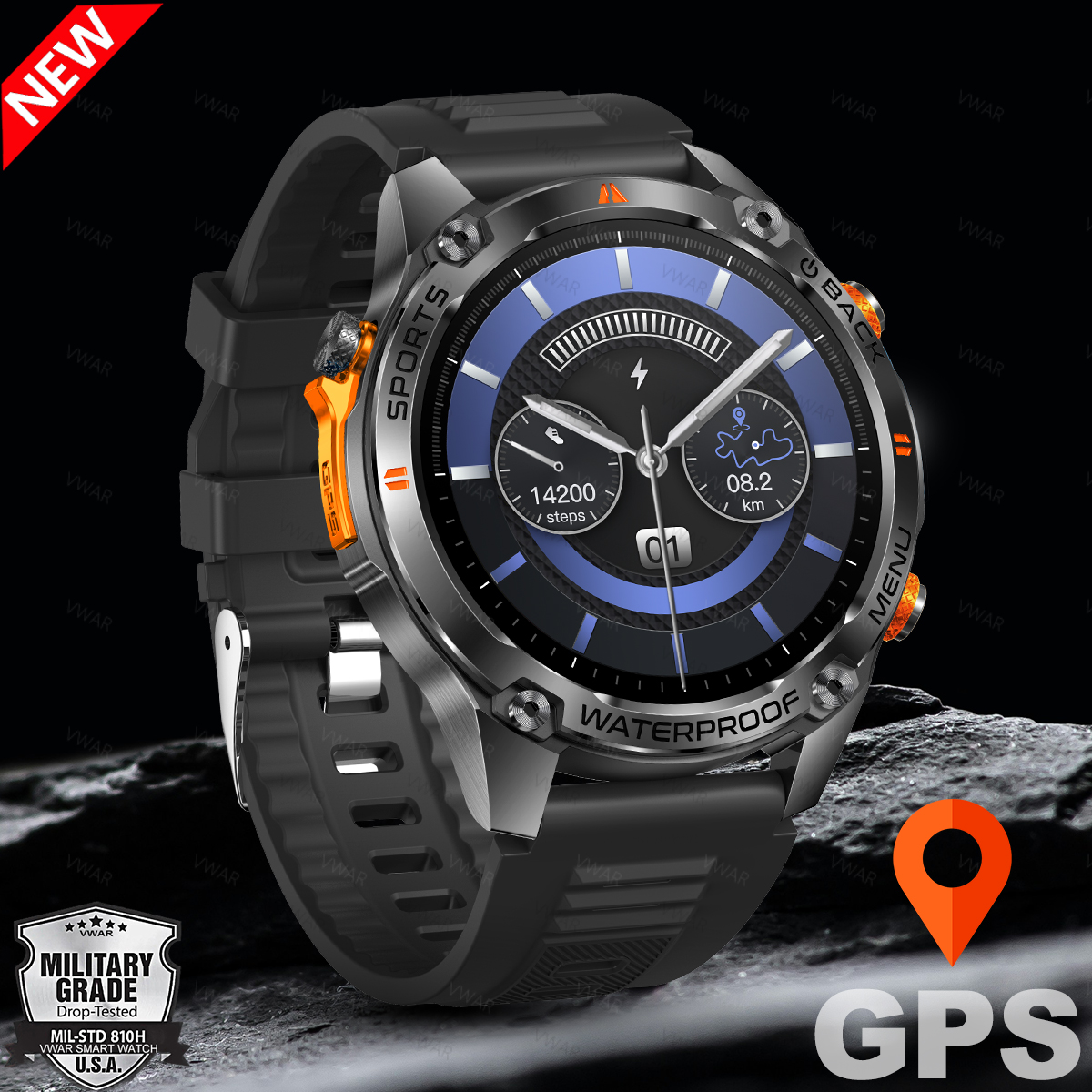 VWAR ACE Ultra GPS Watches Men - Watch Vs Smartwatch 评论和价格