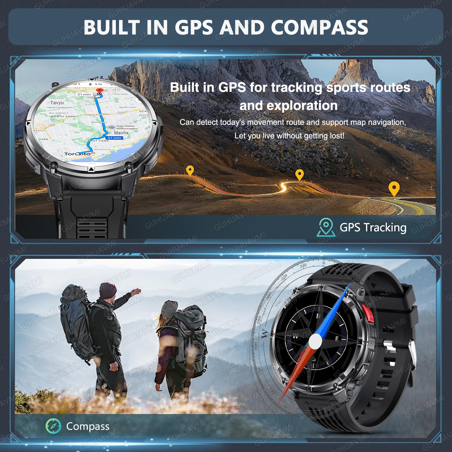 2026 New T-Rex3 Pro GPS Tracke - Smartwatch Rugged Watches For Men 评论和价格