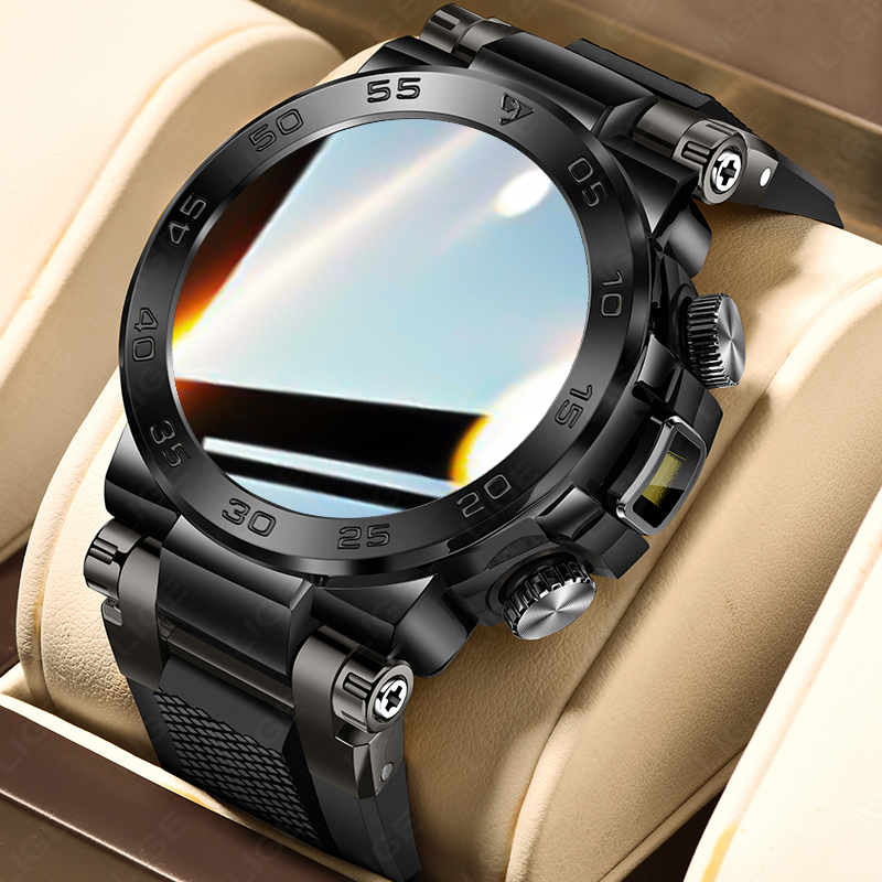LIGE Rugged Military Smart Wat - Smartwatch Rugged Watches For Men 评论和价格