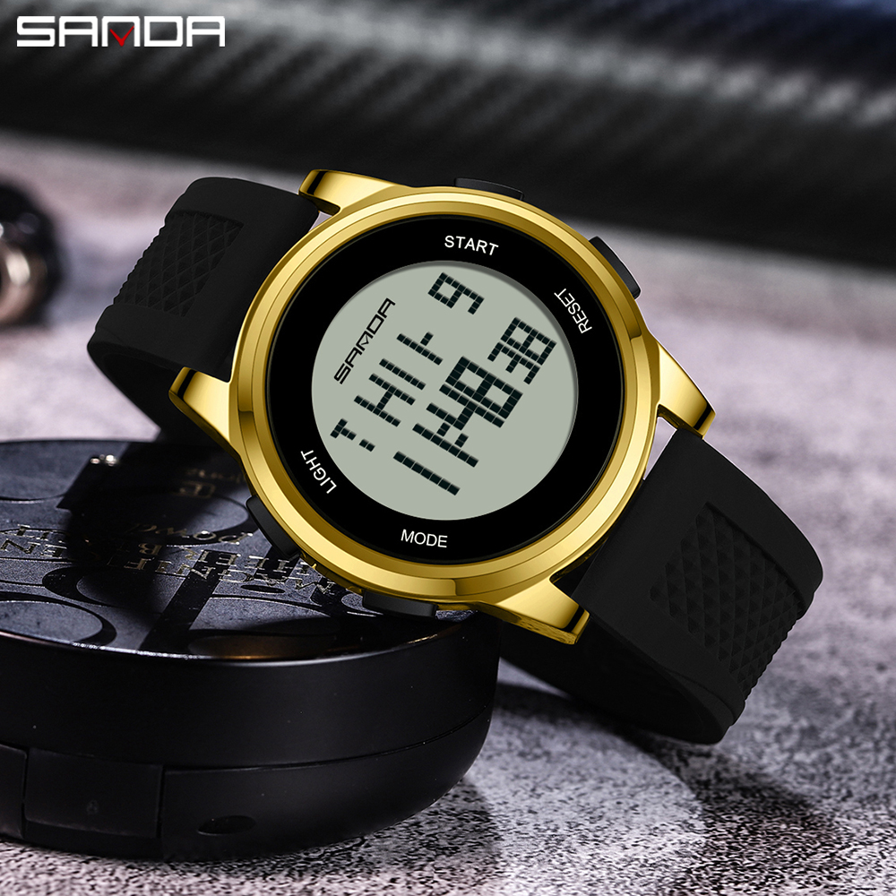 SANDA 9067 Digital Watch Men M - Smartwatch Army Watches For Men 评论和价格