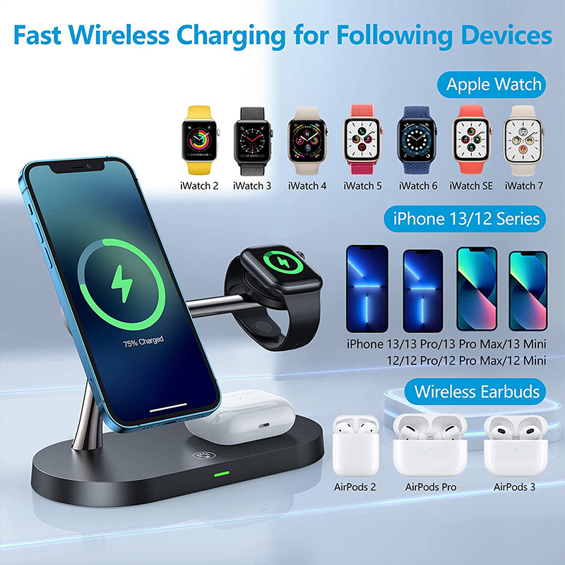 3 in 1 Magnetic Wireless Charg - Watch 7 Smartwatch Iphone 评论和价格