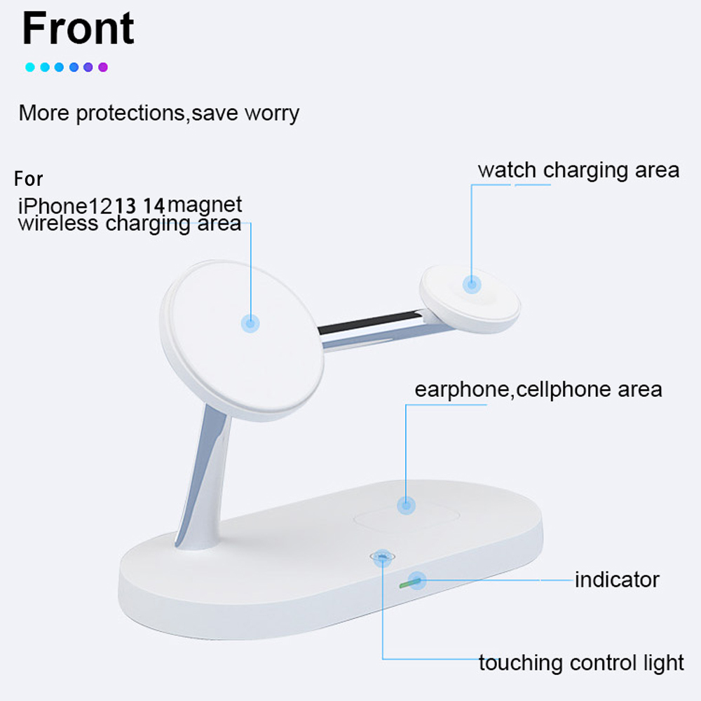 3 in 1 Magnetic Wireless Charg - Watch 7 Smartwatch Iphone 评论和价格