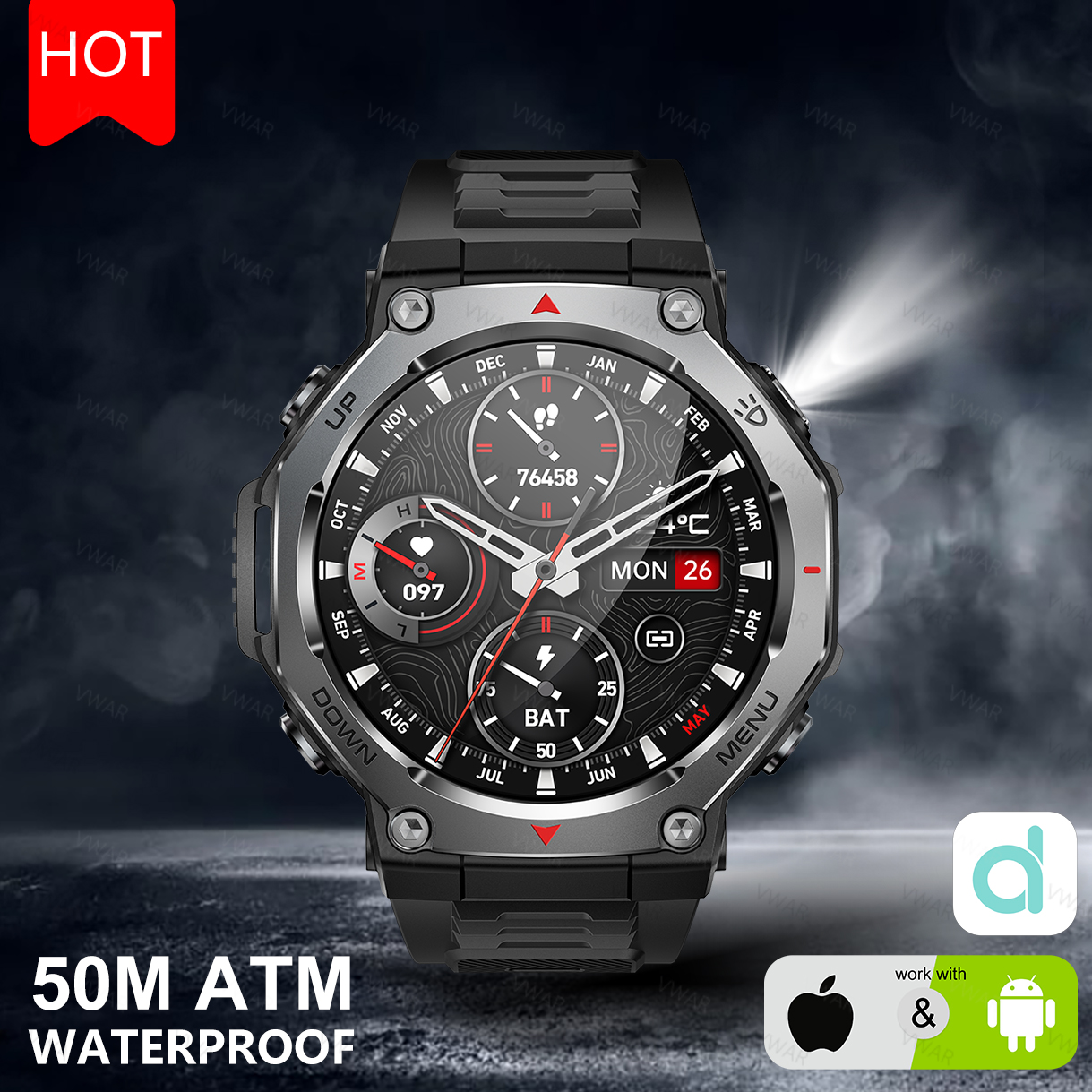 2025 New For Xiaomi Military G - Watch Vs Smartwatch 评论和价格