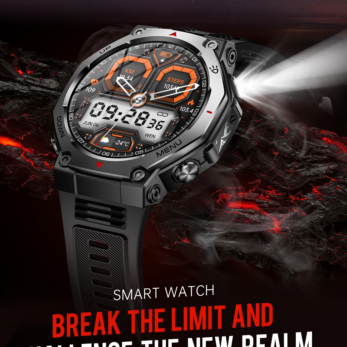 2025 New For Xiaomi Military G - Watch Vs Smartwatch 评论和价格