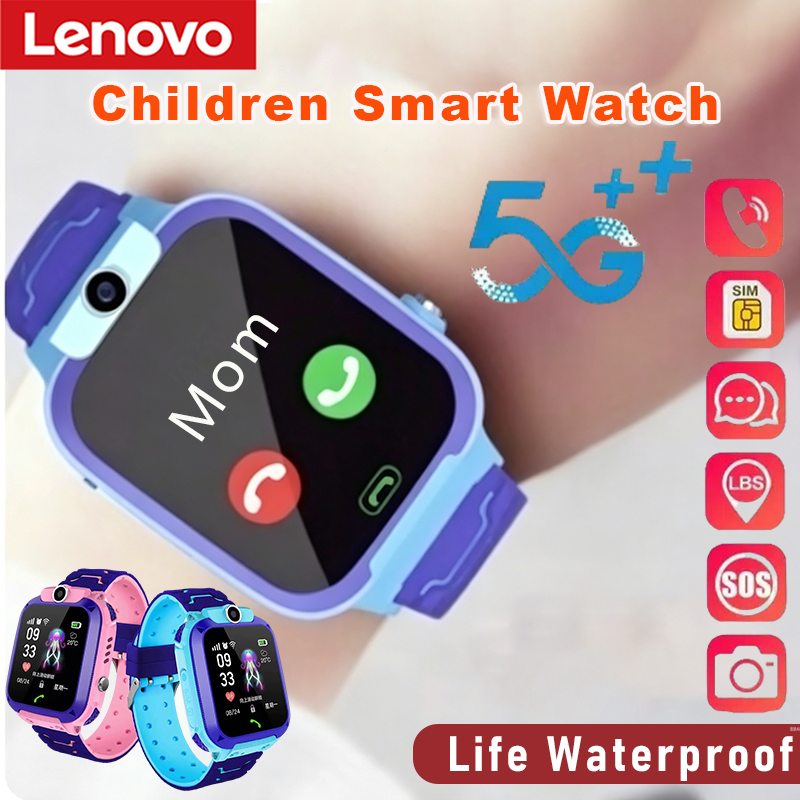 Lenovo 2026 5G Waterproof Smar - Smartwatch Watches For Kid Boy With Alarm 评论和价格