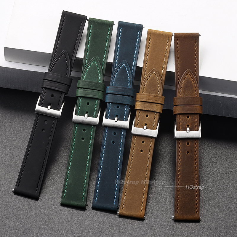 Vintage Cowhide Watch Strap Qu - Smartwatch Vintage Watches For Women 评论和价格