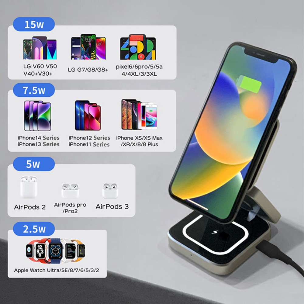Foldable Magnetic Wireless Cha - Watch 7 Smartwatch Iphone 评论和价格