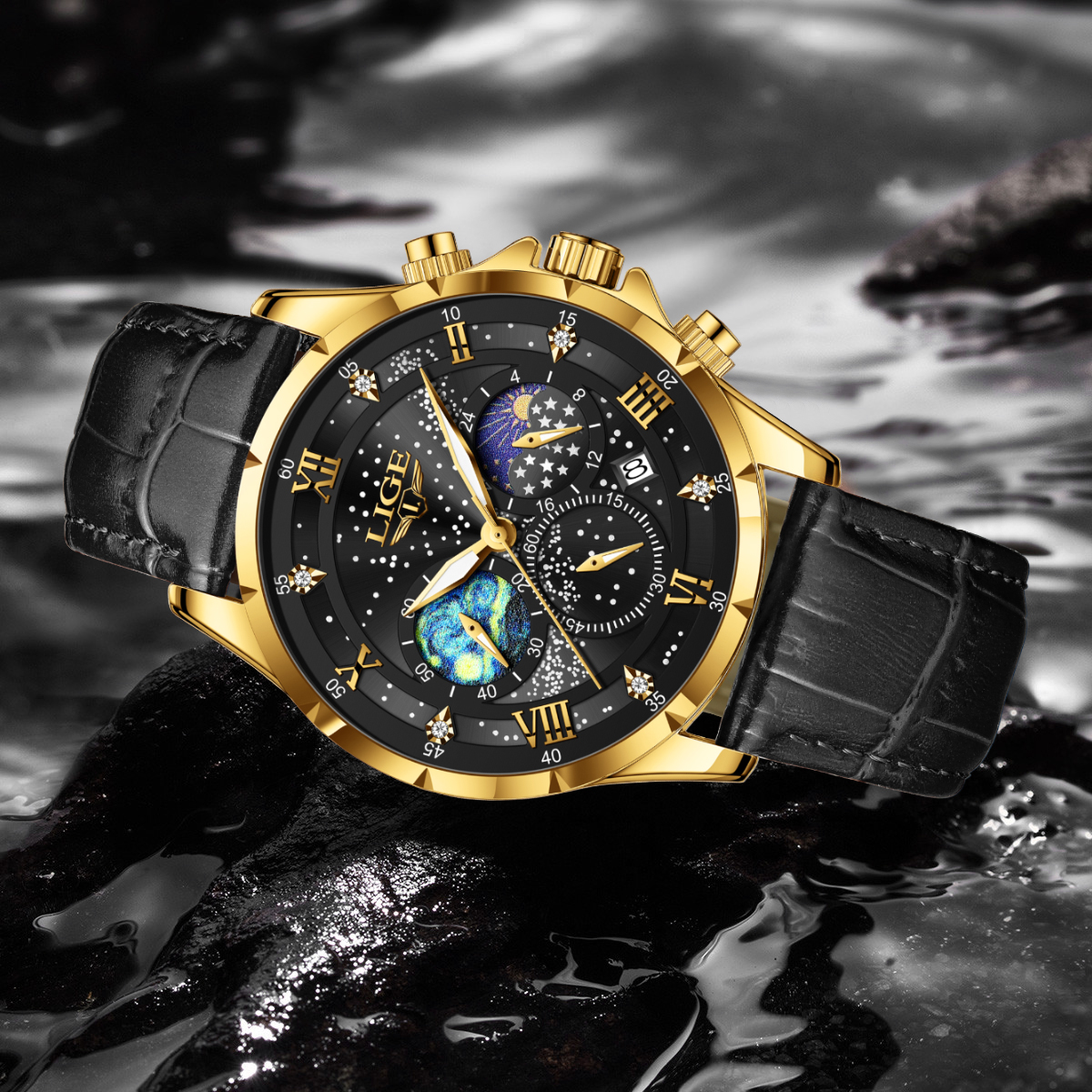 LIGE 2025 Top Luxury Brand Men - Smartwatch Army Watches For Men 评论和价格