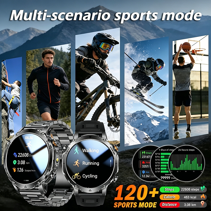 New Rugged Military SmartWatch - Smartwatch Rugged Watches For Men 评论和价格