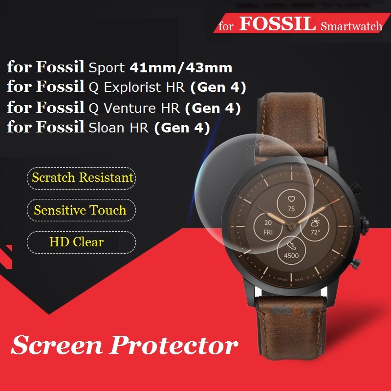 5PCS Screen Protector for Foss - Fossil Watches Smartwatch Gen 4 评论和价格
