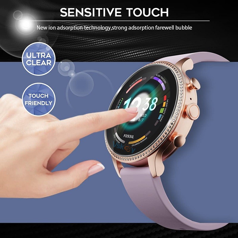 5PCS Screen Protector for Foss - Fossil Watches Smartwatch Gen 4 评论和价格