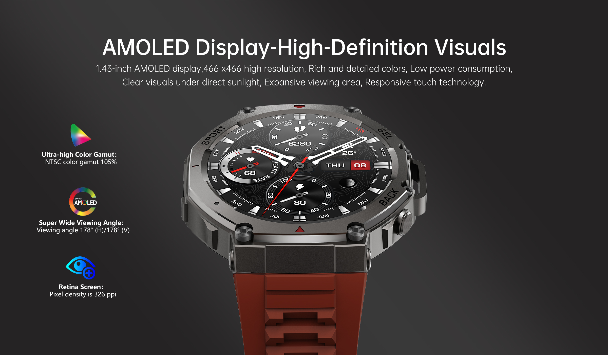 NORTH EDGE GPS Smart Watch 360 - Watch Vs Smartwatch 评论和价格