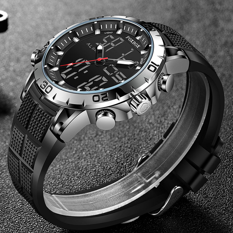 FOXBOX Mens Watches Sports Top - Smartwatch Watches For Men Brands 评论和价格