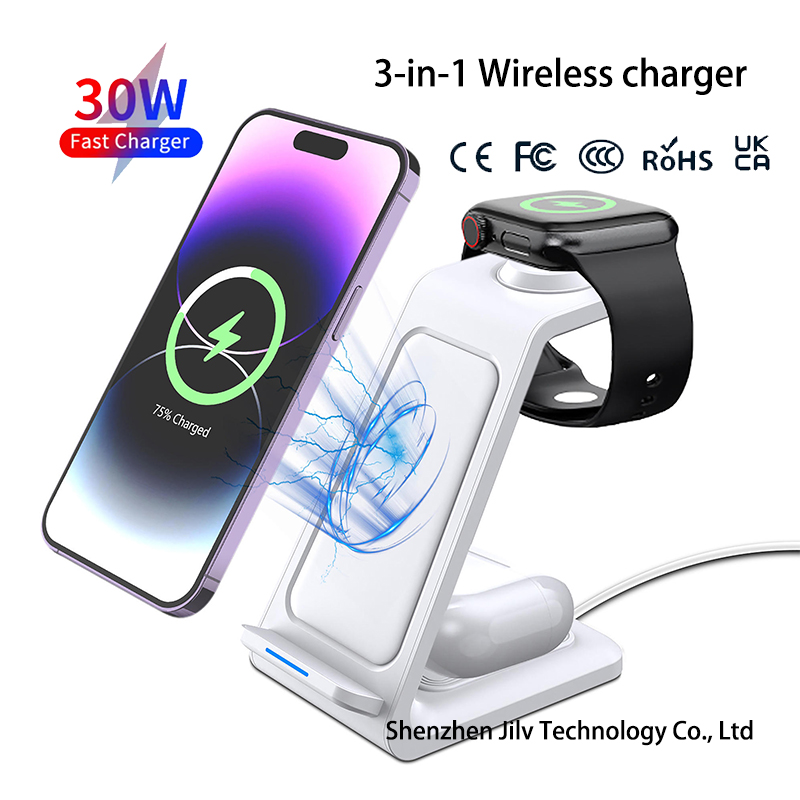 15W 3 in 1 Wireless Charger St - Watch 7 Smartwatch Iphone 评论和价格