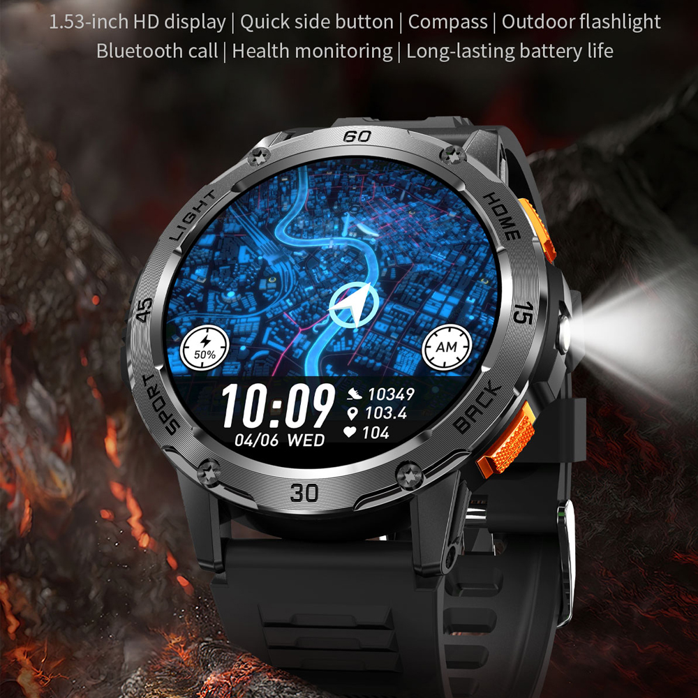 New Rugged Military Smart Watc - Smartwatch Rugged Watches For Men 评论和价格