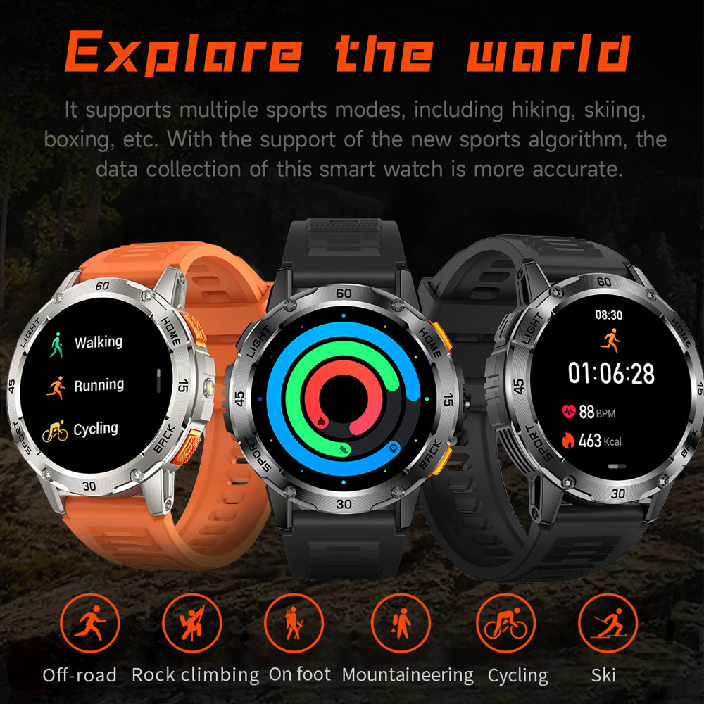New Rugged Military Smart Watc - Smartwatch Rugged Watches For Men 评论和价格