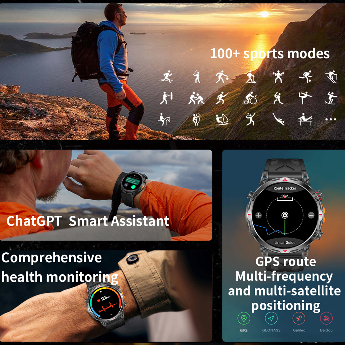 VWAR Air5 Ultra GPS Smartwatch - Watch Vs Smartwatch 评论和价格