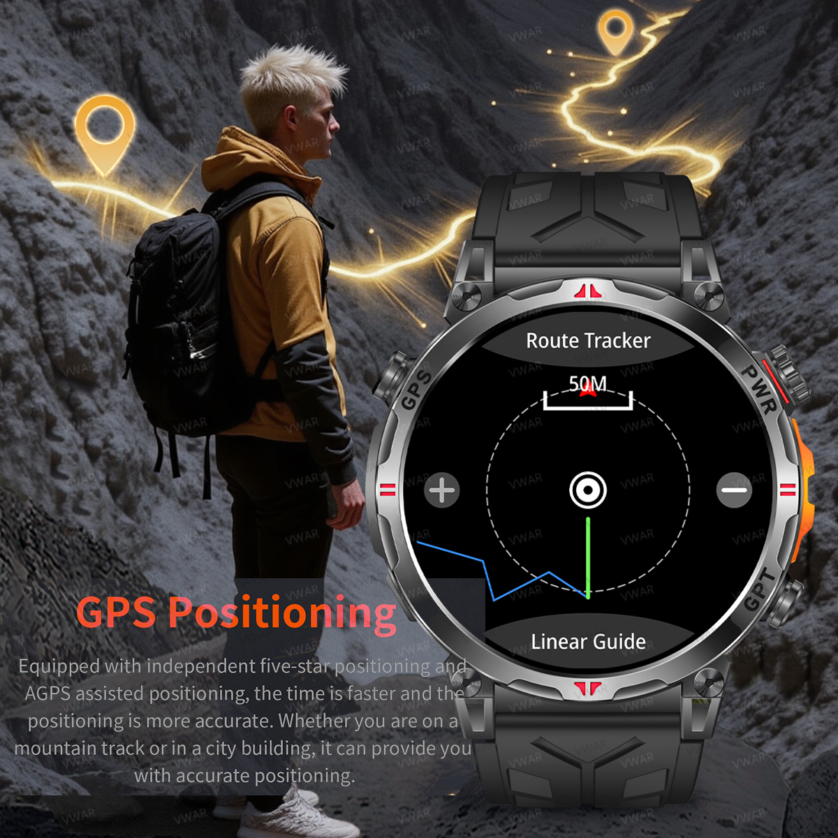 VWAR Air5 Ultra GPS Smartwatch - Watch Vs Smartwatch 评论和价格